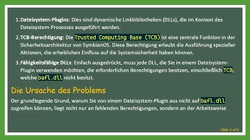 Zugriff auf Ressourcendateien in SymbianOS: Lösung des PlatSec-Problems