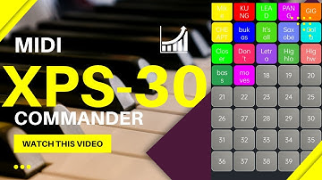 Midi Commander to XPS-30 SHORT Tutorial TAGALOG