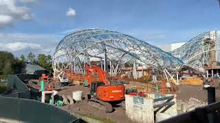 Tron Construction Update In Magic Kingdom At Disney World December 2021