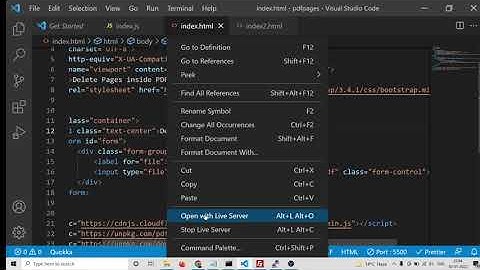 Javascript PDF.js & PDF-LIB Project to Delete Specific Pages inside PDF Document in Browser