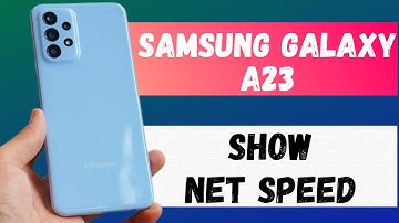 samsung A23 net speed show || internet speed meter
