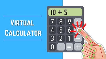 Virtual Calculator using OpenCV Python | Computer Vision