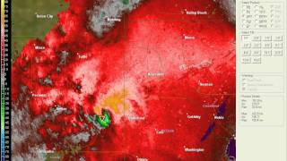 Chickasha to Moore, Oklahoma EF-4 Tornado - Storm Relative Velocity Loop