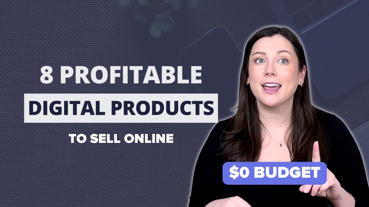 8 прибыльных цифровых продуктов для продажи в 2026 году | Без первоначальных затрат