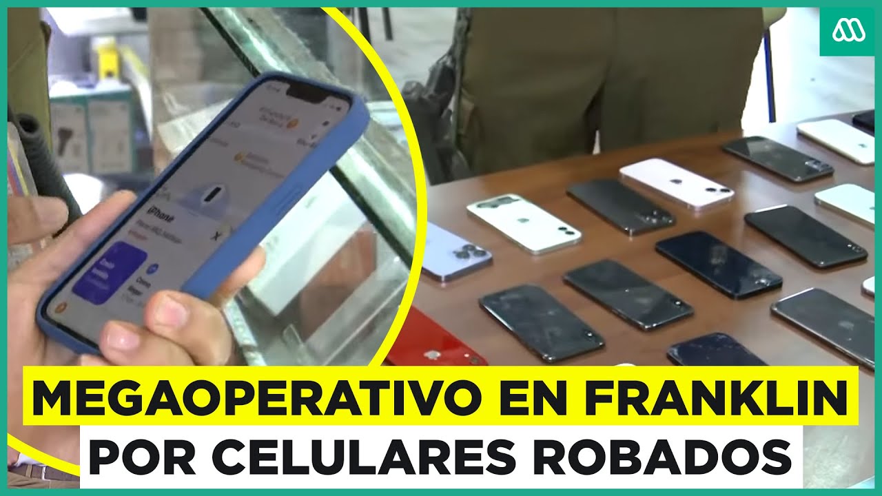 Megaoperativo policial en Franklin para recuperar celulares robados
