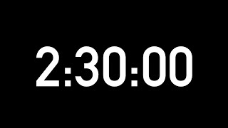 2 Hour 30 Minute Timer - 150 Minute Timer (4K)