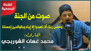وقضى ربك ألا تعبدوا إلا إياه وبالوالدين إحسانا | القارئ : محمد غسان الشوربجي