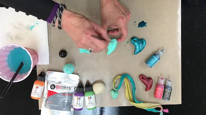 Debbie Tlach Painting QuickCure Clay with Dina Wak...