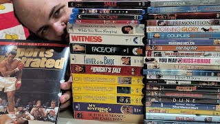 Movies from Goodwill, Josh the movie collector, Banes and Noble, and Walmart