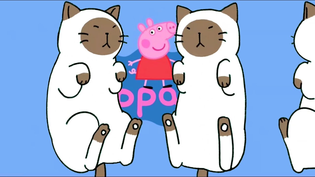 Peppa Pig: Mr. Potato | Funny Rolling Cats | Help! 1.0x to 0.25x Slow ...