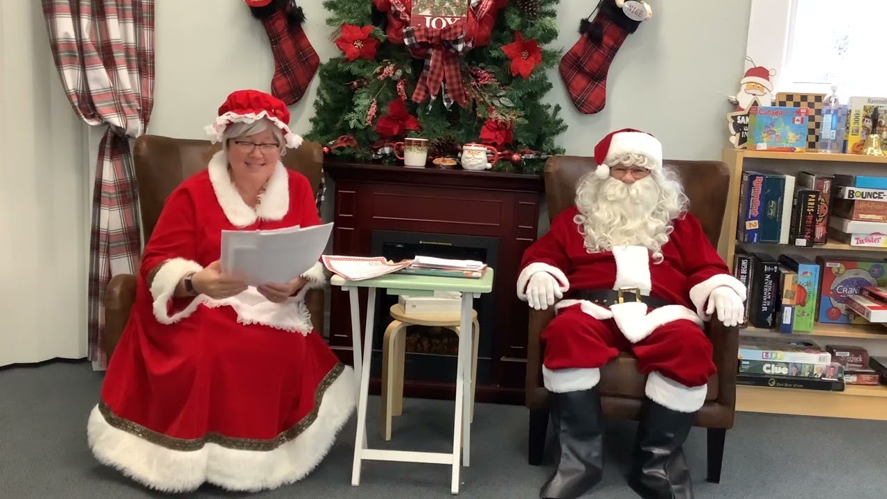 Mrs. Claus and Santa read letters. Part 2