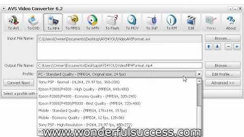AVI to MPEG (MP4, MPEG4) - AVS4YOU Review