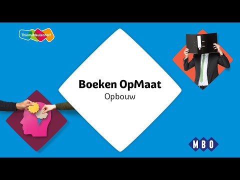 Boeken OpMaat - Opbouw