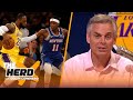 Lakers won't win title this year, LeBron wouldn't have saved Knicks' brand — Colin | NBA | THE HERD