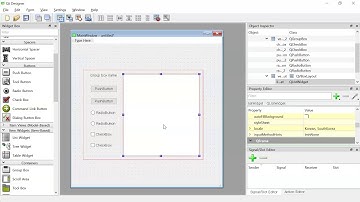[PyQT5] group box, list widget