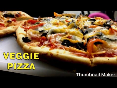 PIZZA RECIPE / BASIC VEGETABLE PIZZA Recipe/ PIZZA DOUGH RECIPE
