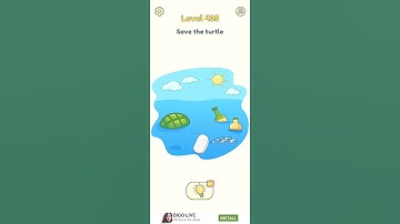 Save the turtle dop2 gameplay #level 435 #shorts #dop2 #deleteonepart 