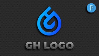 GH Monogram Logo Design in Pixellab I How To Creat Monogram in Smartphone