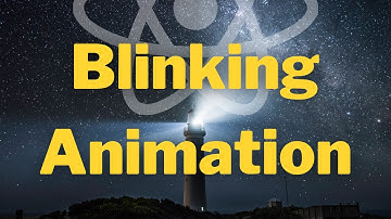 How to Make the Blinking View Animation in React Native