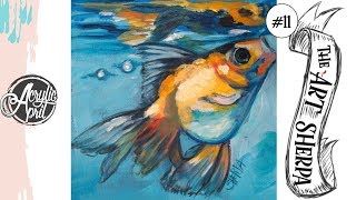 goldfish acrylic step loose april easy