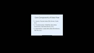 Ssis Data Flow Move Data Like A Pro Cloud, Ai & Big Data Ready ,L ,