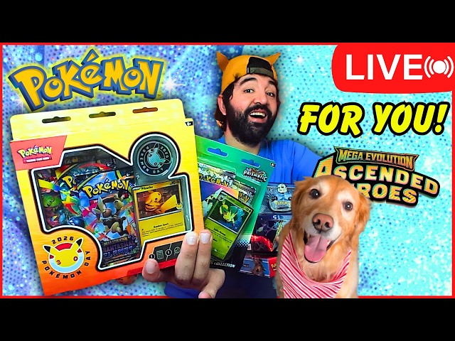 pokemon cards youtube LIVE🔴 Opening NEW Cards... FOR YOU!! Pokemon Card Pack Opening Youtube