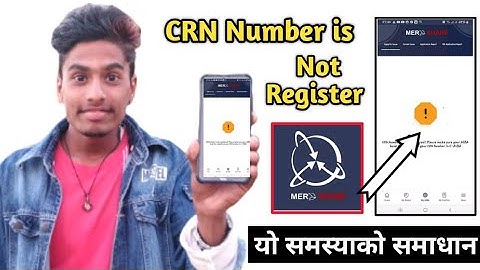 Crn Number is Not Registered || Mero Share Problem || How To Register Crn Number in Mero Share
