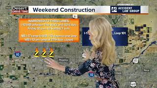 Weekend traffic closures