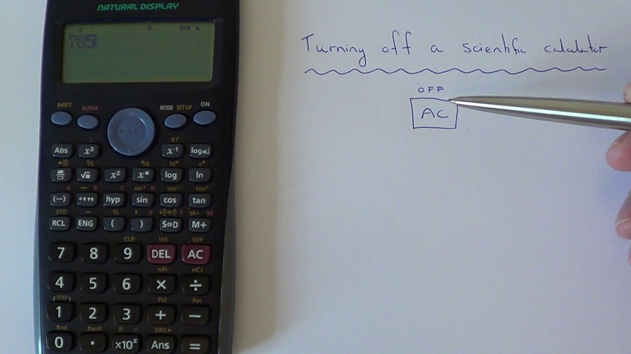 How To Turn Off A Casio Scientific Calculator off Button YouTube How To Turn Off A Casio Scientific Calculator off Button YouTube