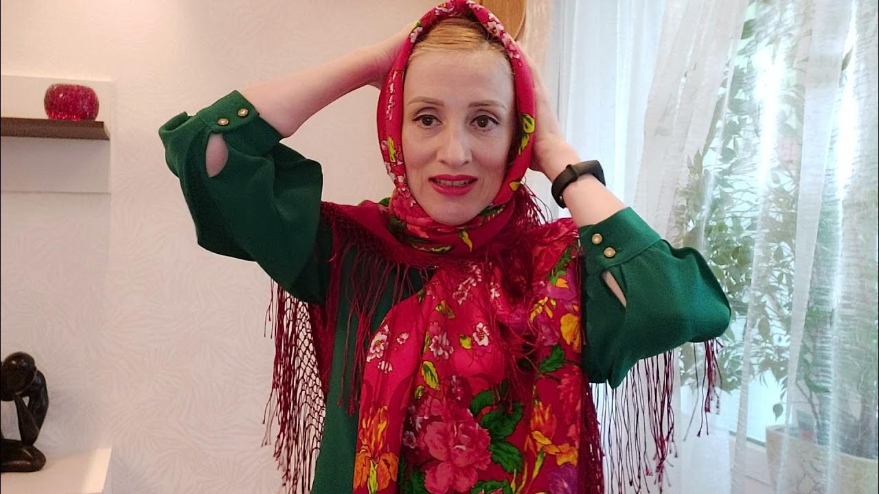 #ПавловопосадскиеПлатки Павловопосадский платок,,Цветущий сад,,вид 5 ...