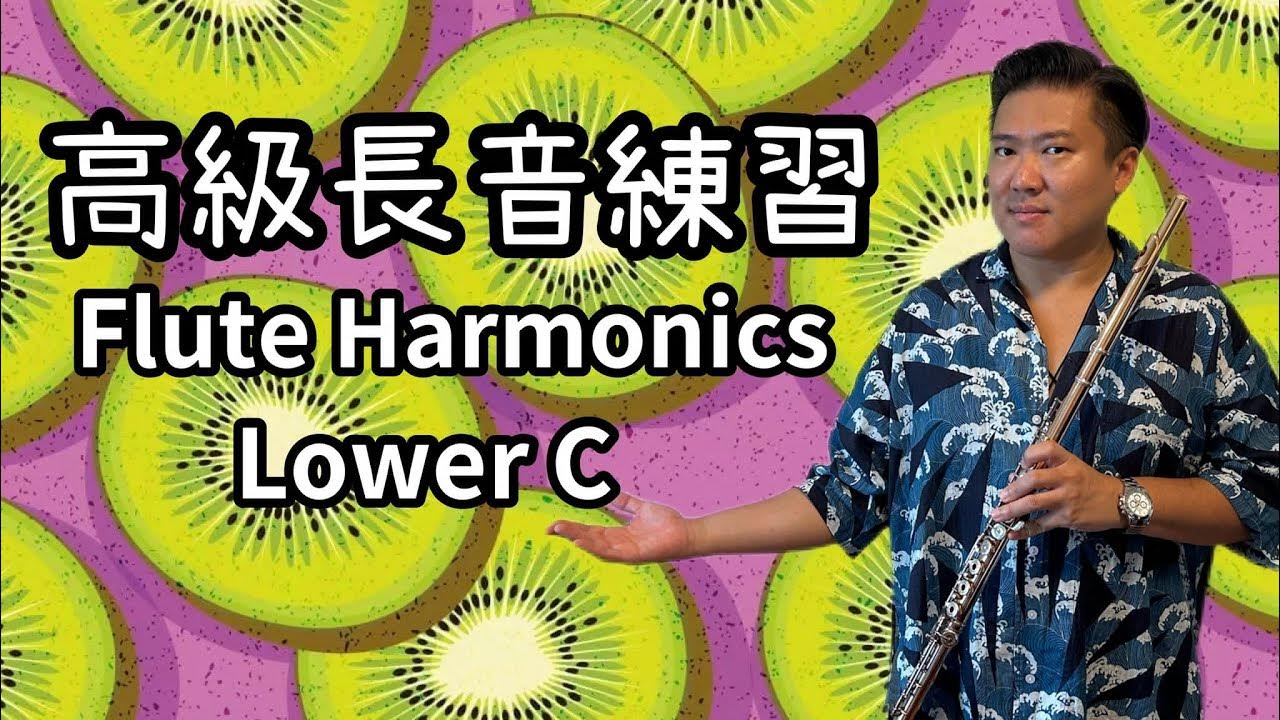 So Flute 高級長音練習 Flute Harmonics Lower C Practice, 60 with Metronome