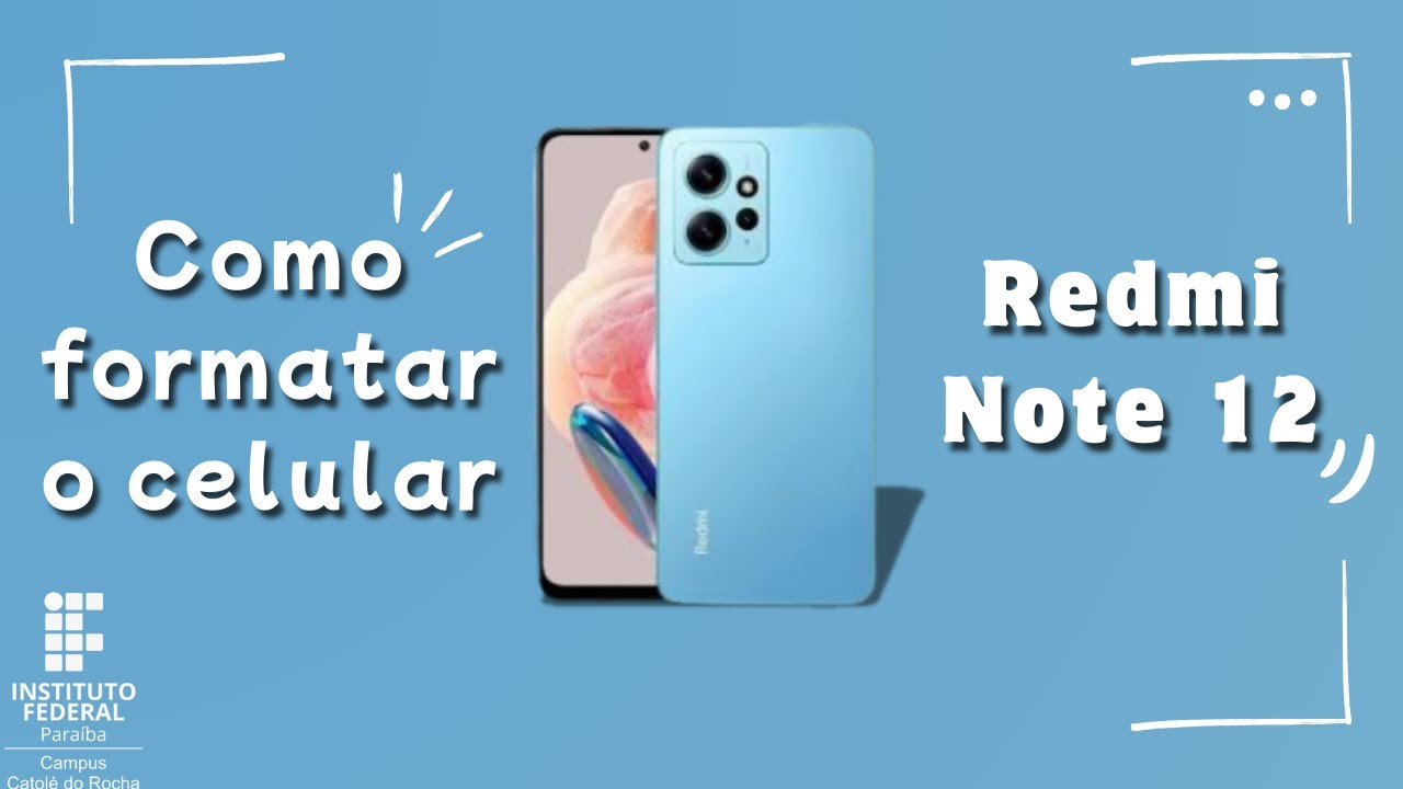 Como Fazer Backup e Formatar o Redmi Note 12 Passo a Passo! - YouTube