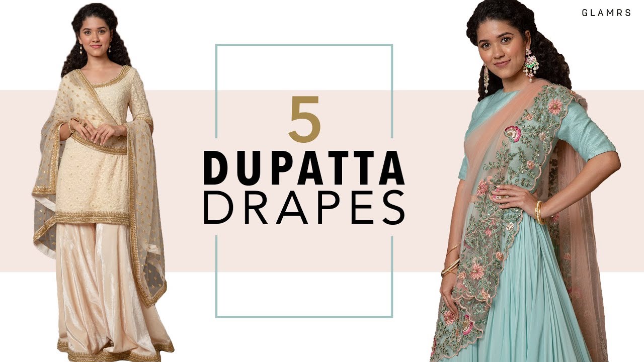 Dupatta style | Different ways to style dupatta this wedding season