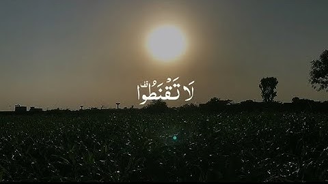 قل يا عبادي الذين اسرفوا على انفسهم لا تقنطوا من رحمة الله - سورة الزمر - بلال دربالي