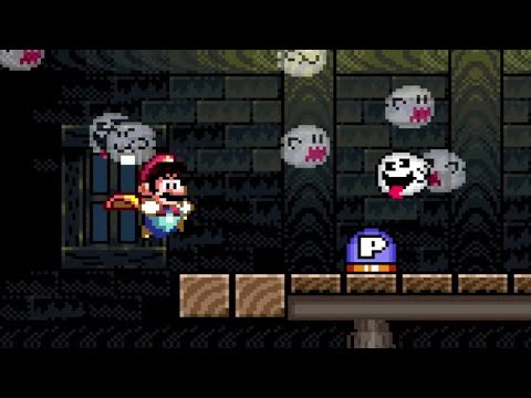 Super Mario World - Forest Ghost House walkthrough and