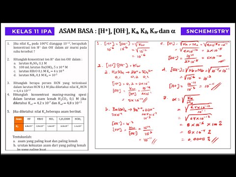 Video: Bagaimana hubungan pH dengan konsentrasi H+?