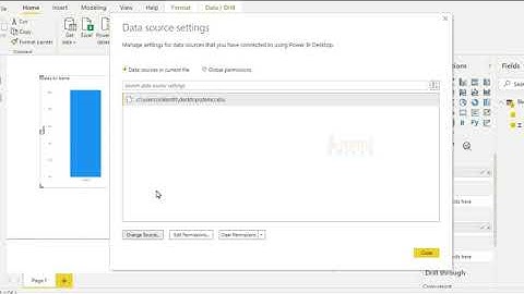 What is Datasource Settings | How To Use Datasource Settings in Power BI Desktop Telugu