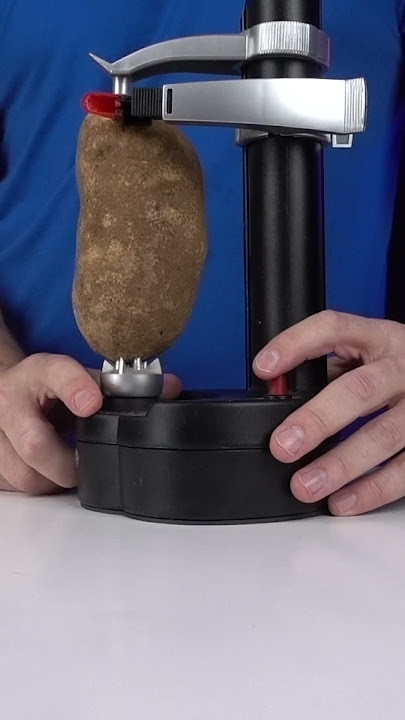 Hands-free potato peeler!