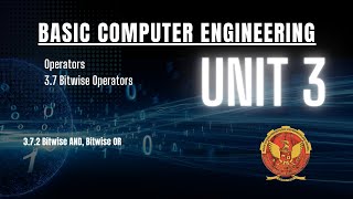 3.7.2 Bitwise AND Bitwise OR | Unit 3 | BT-205 | C Programming | BASIC COMPUTER ENGINEERING | RGPV