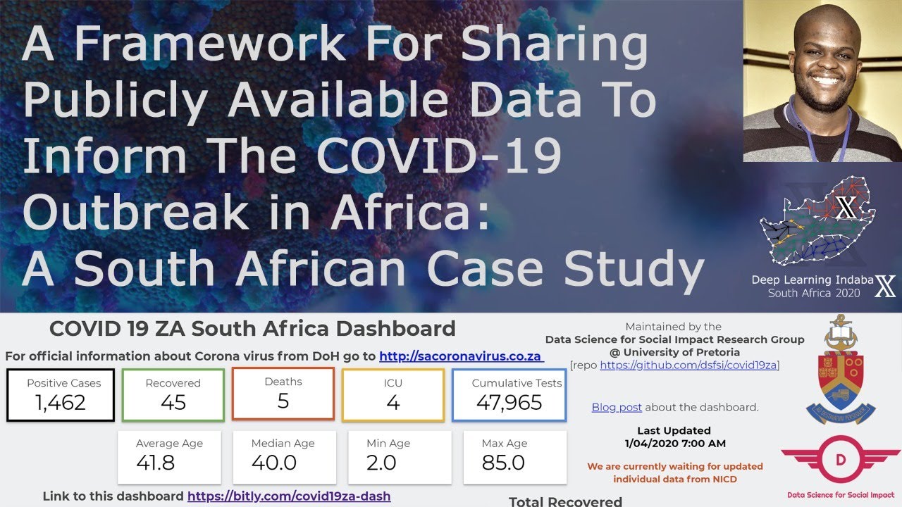 Vukosi Marivate - Using data science to inform the COVID-19 outbreak in Africa [IndabaX SA 2020]