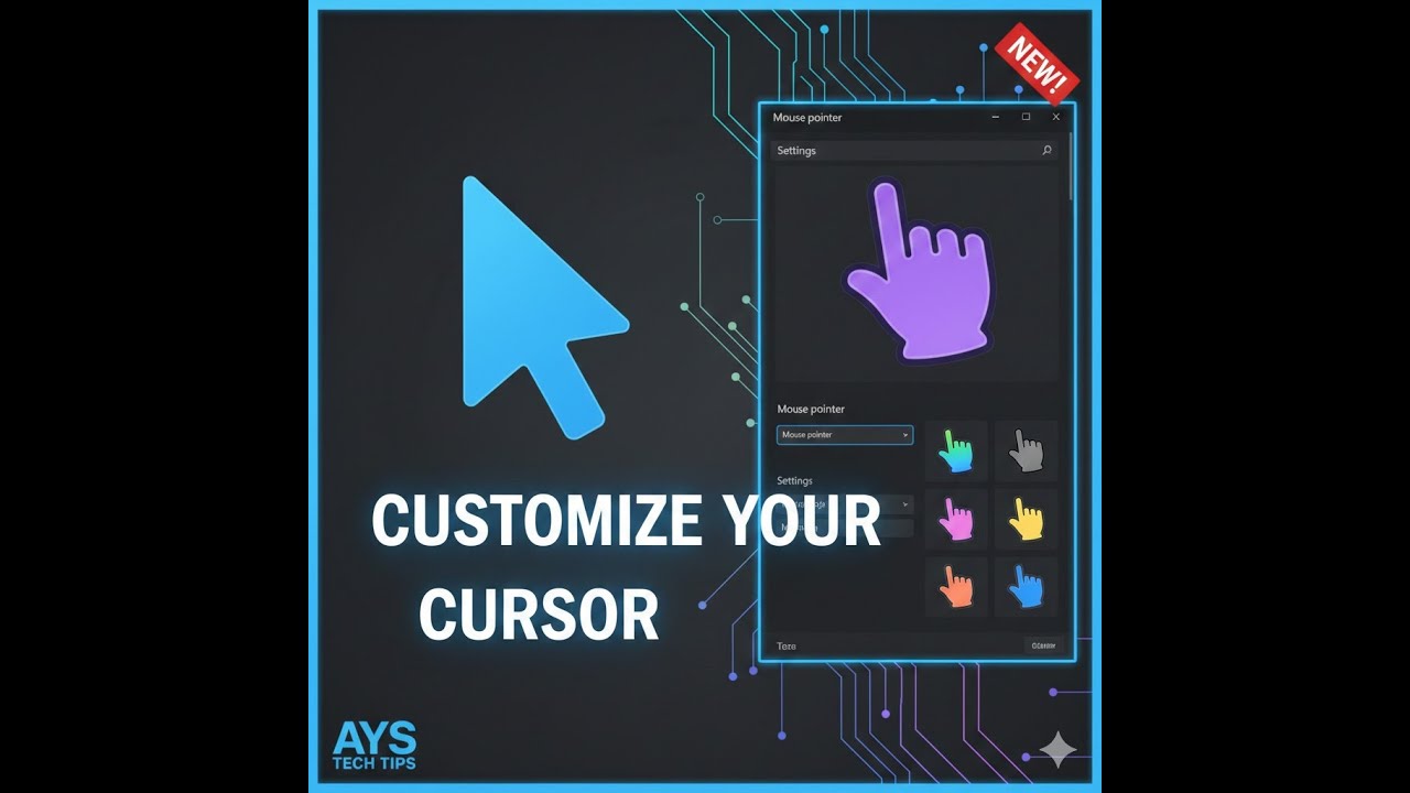 Cursor Modfication Example Customizing your cursor. - YouTube