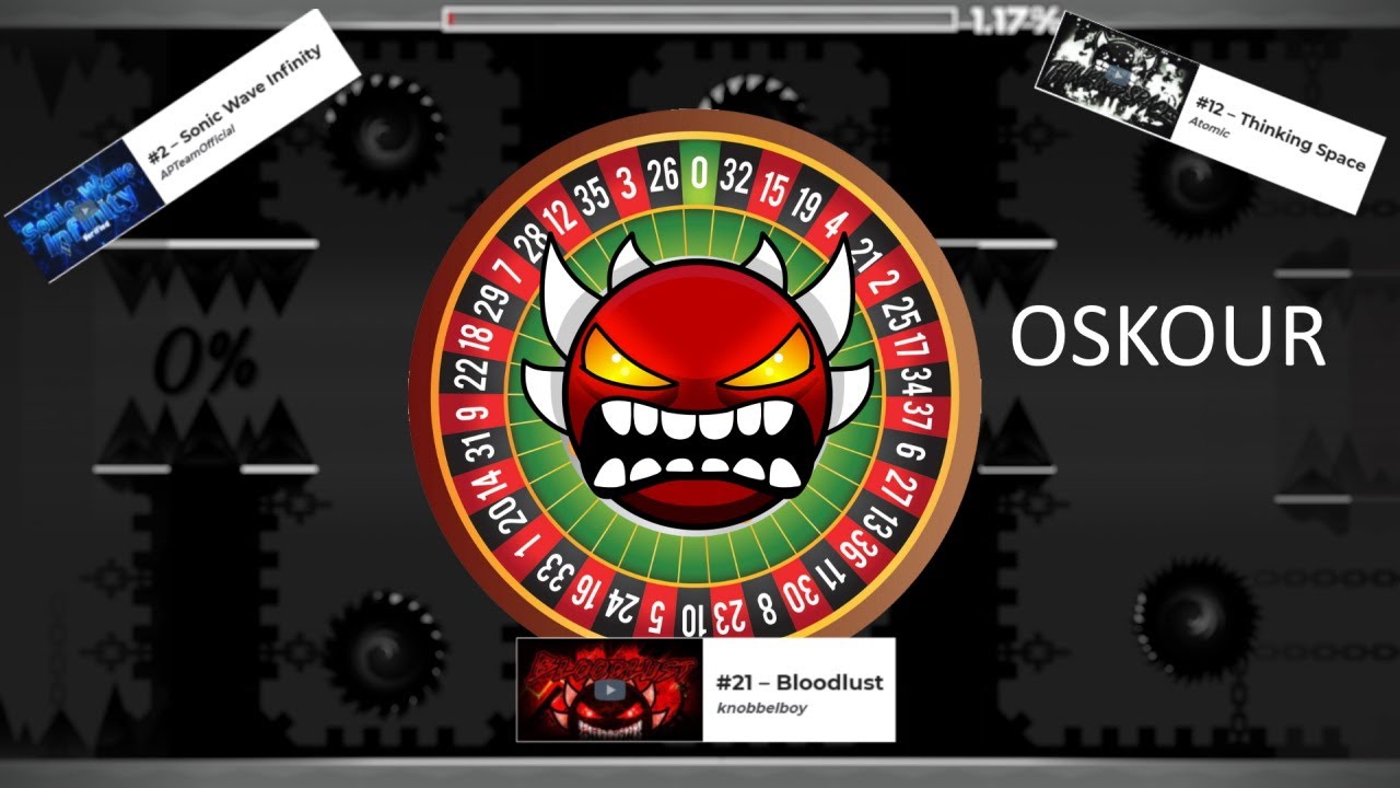 Medium Demon Roulette Geometry Dash Extreme Demon Roulette - C'est une catastrophe - YouTube