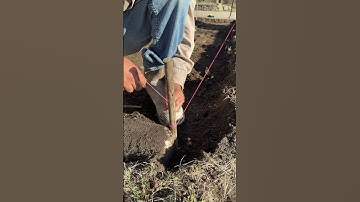 How to tie string line on 2nd or last pin for forming concrete flatwork #concrete #construction