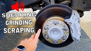 Car Brakes Making Noise??  Squeaking, Grinding, Scraping  How To Fix Each Problem