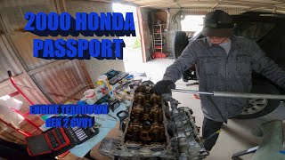 2000 Honda Passport Tune Up - Episode 11 Engine Teardown and Clean Up