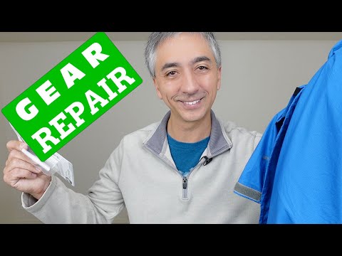 How to Repair Ripped or Torn Rain Jacket in Gortex, eVent, Weatheredge (4k UHD)