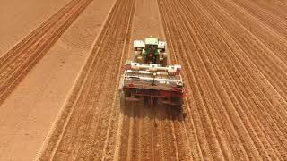 John Deere Active Implement Guidance Planting Potatoes on PEI