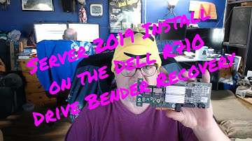 Server 2019 Install on the Dell R710 - Drive Bender Recovery