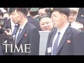 Kim Jong Un's Jogging Bodyguards Are Back For His Summit In Vietnam | TIME