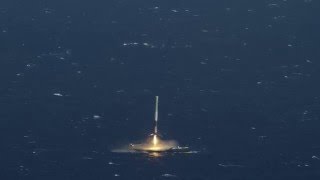 SpaceX CRS-8 First Stage Successfully Lands on Ship | Video